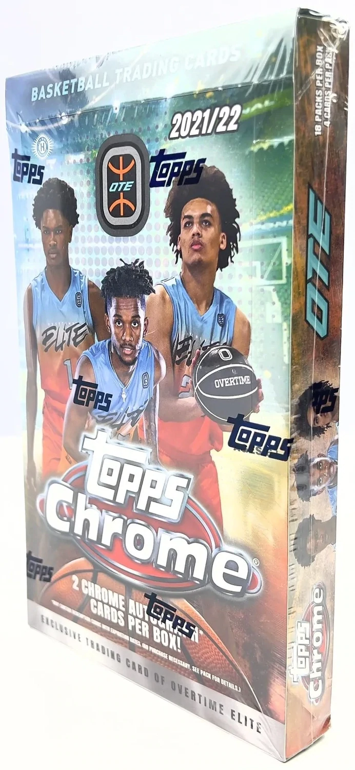 2021/22 Topps Chrome Overtime Elite Basketball Hobby Box