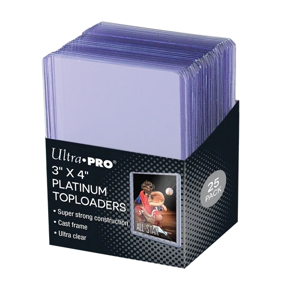 Ultra Pro - 3&quot; x 4&quot; Ultra Clear Platinum Toploaders (x25)