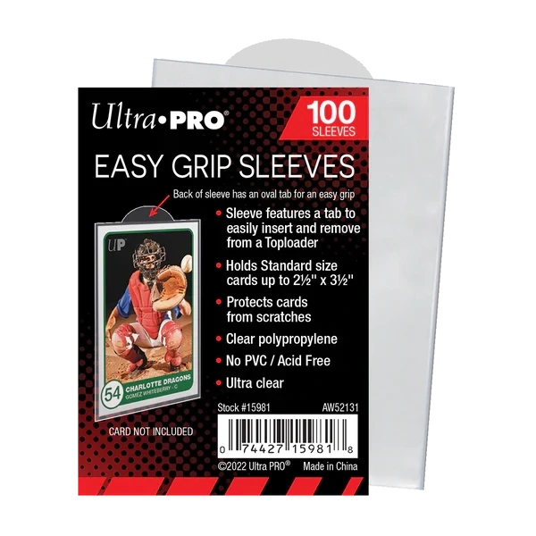 Ultra Pro - 2.5&quot; X 3.5&quot; Easy Grip Card Sleeves (x100)