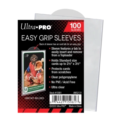Ultra Pro - 2.5&quot; X 3.5&quot; Easy Grip Card Sleeves (x100)