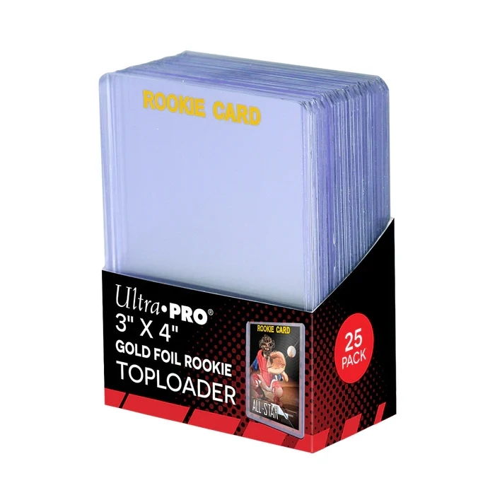 Ultra Pro - Toploader - 3&quot; x 4&quot; &quot;Rookie Gold&quot; (x25)