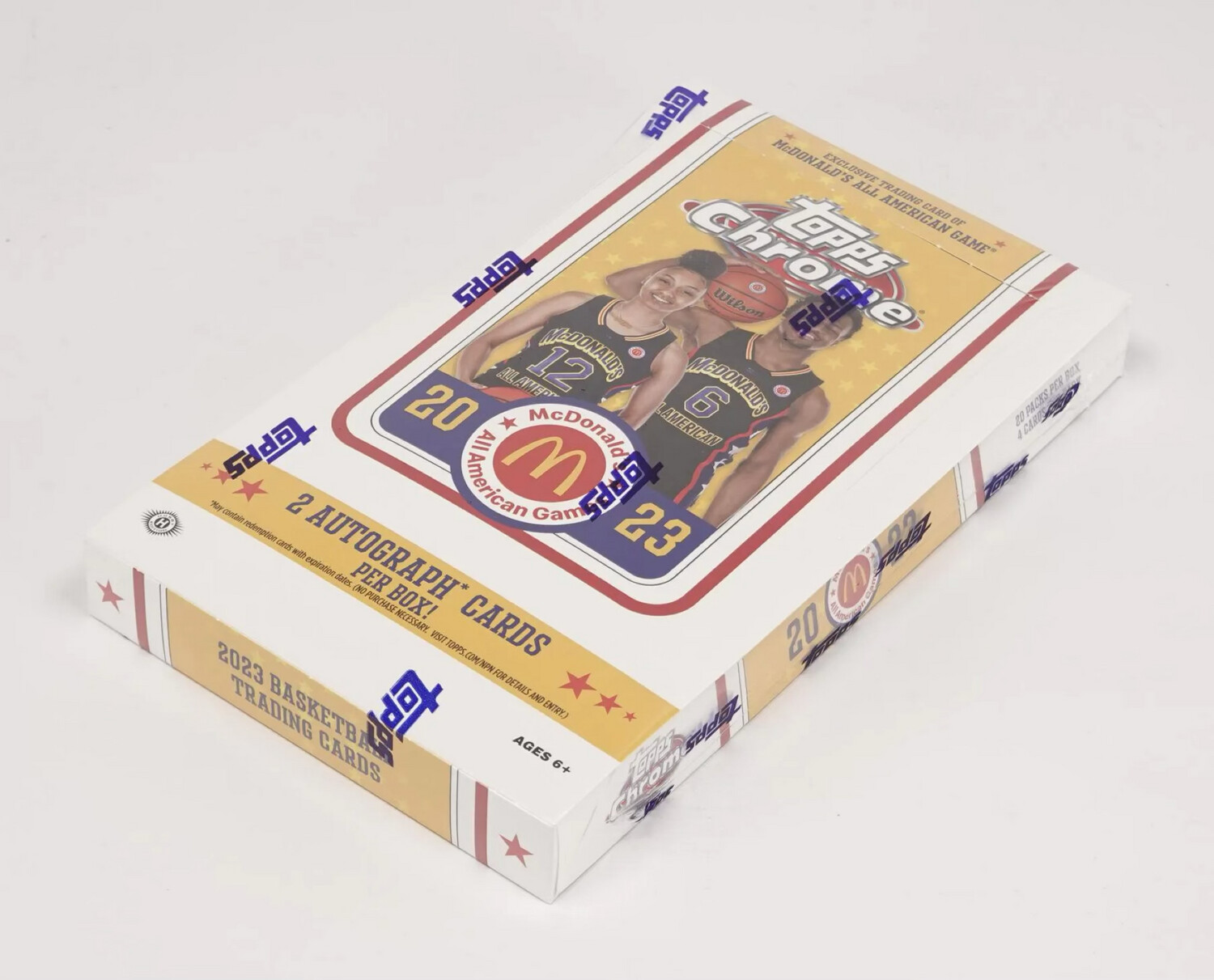 2023 Topps McDonald&#39;s All American Chrome Basketball Hobby Pack