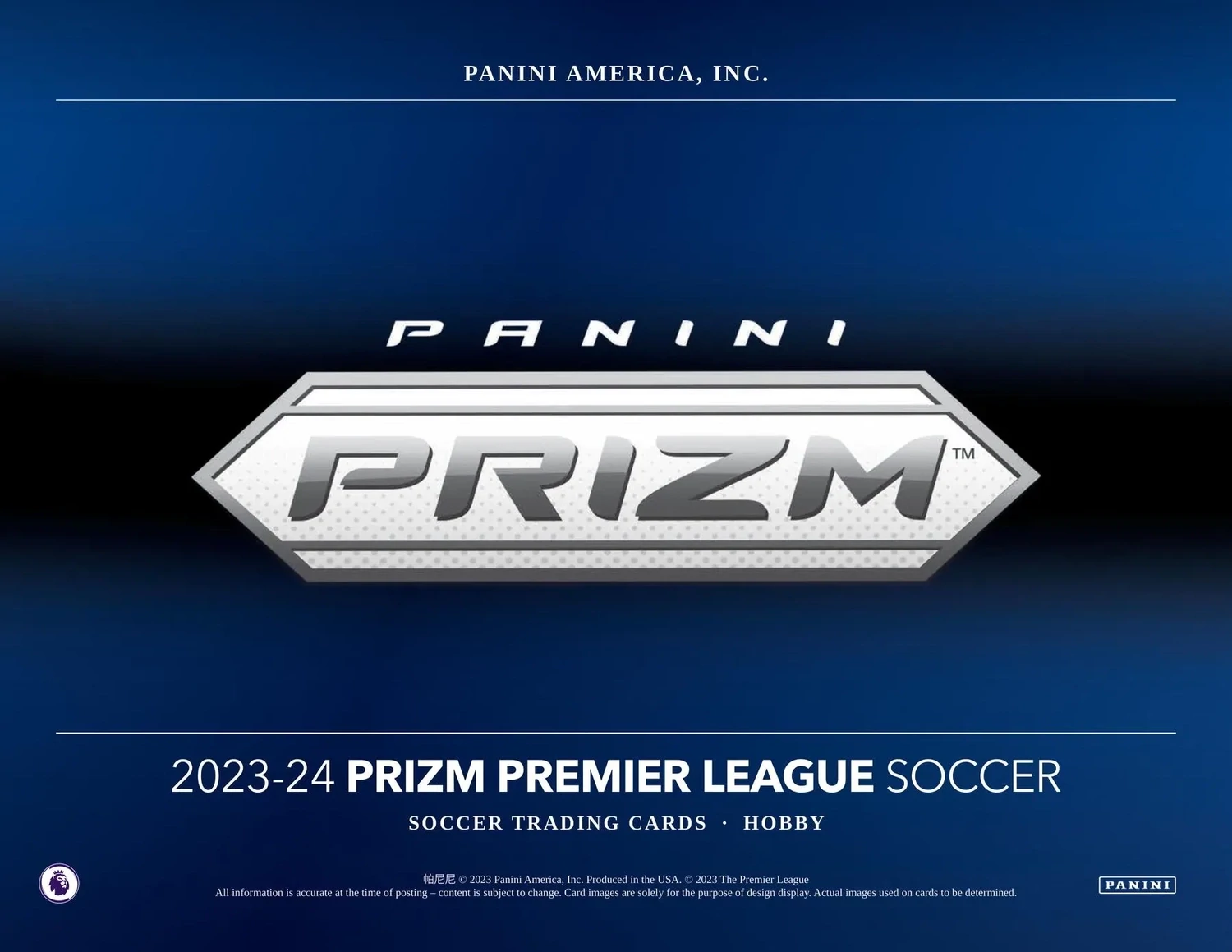 2023/24 Panini Prizm Premier League EPL Soccer Hobby Box