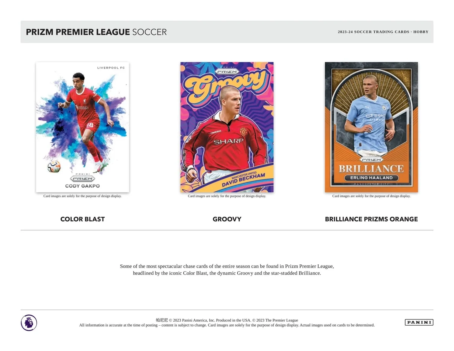 2023/24 Panini Prizm Premier League EPL Soccer Hobby Box