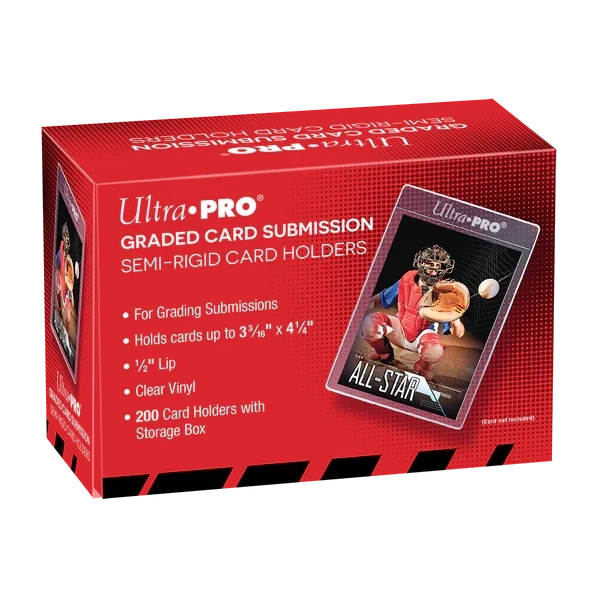 Ultra Pro - graded card submission semi-rigid card holders (x200)