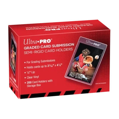 Ultra Pro - 1/2&quot; Lip Semi-Rigid Tall Card Holders (200ct)