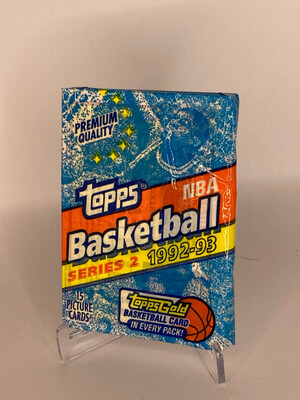 1992/93 Topps Series 2 Basketball Pack