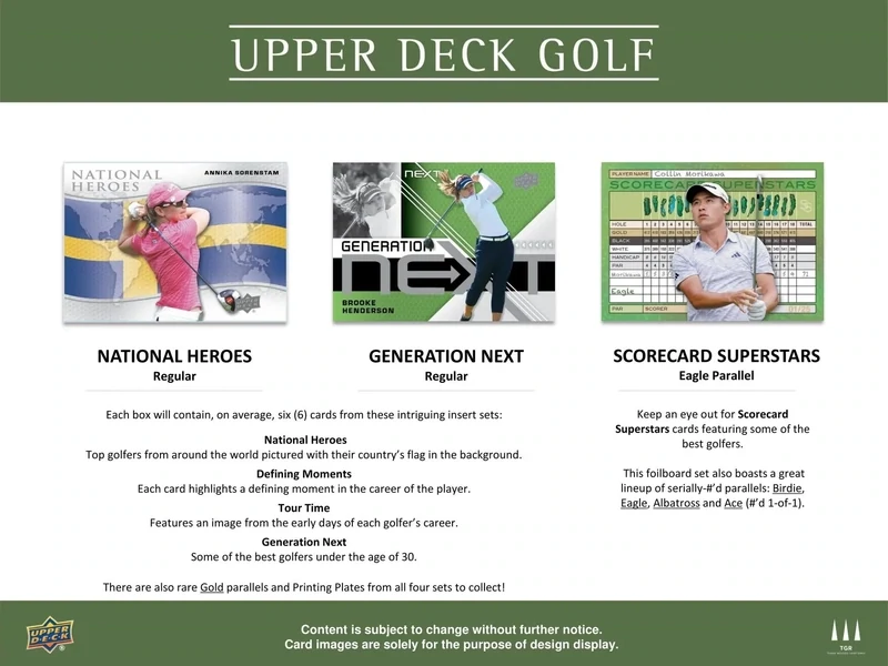 2024 Upper Deck Golf Hobby Box