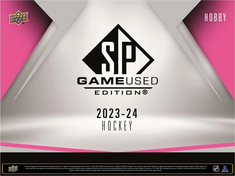 2023/24 Upper Deck SP Game Used Hockey Hobby Box