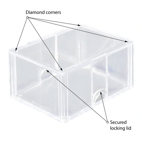 Ultra Pro - Diamond Corner 100+ Card Storage Boxes (10ct)