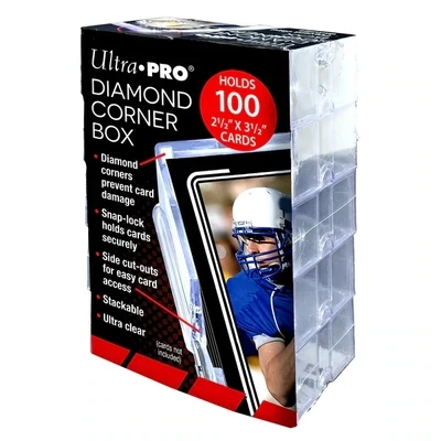 Ultra Pro - Diamond Corner 100+ Card Storage Boxes (10ct)