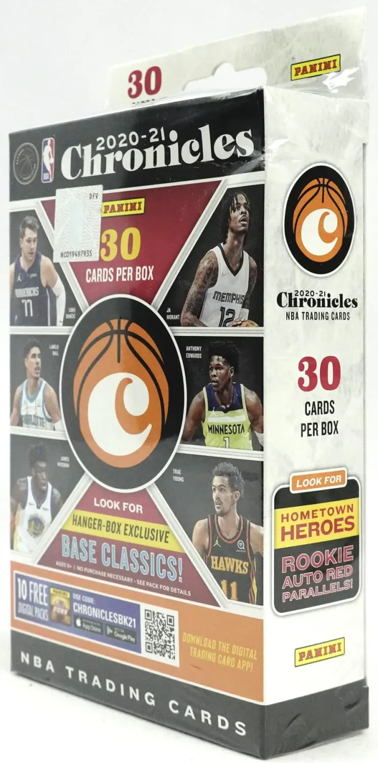2020/21 Panini Chronicles Basketball Hanger Box