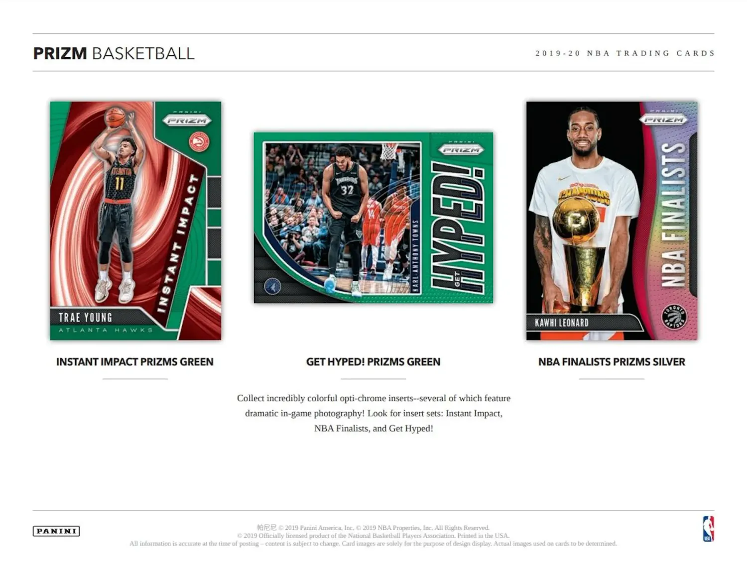 2019/20 Panini Prizm Basketball Retail Box
