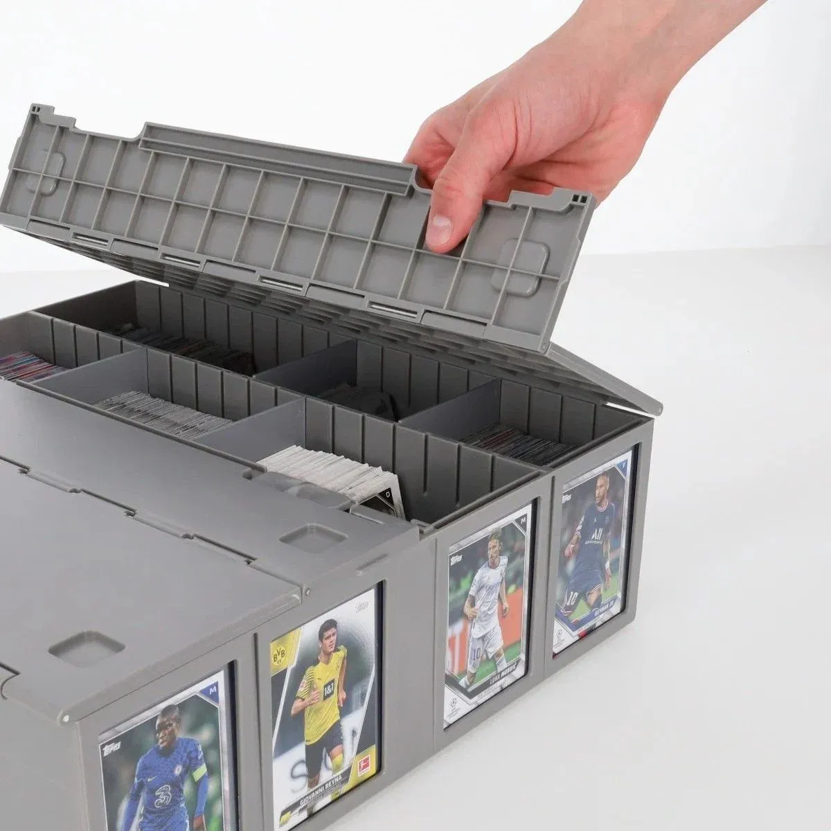 BCW - Collectible Card Bin - 3200 - Gray - (preorder only)
