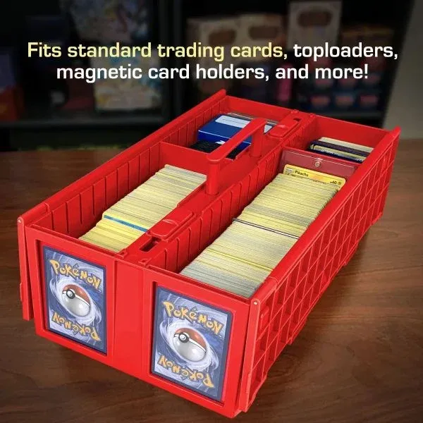BCW - Collectible Card Bin - 1600 - Red - (preorder only)