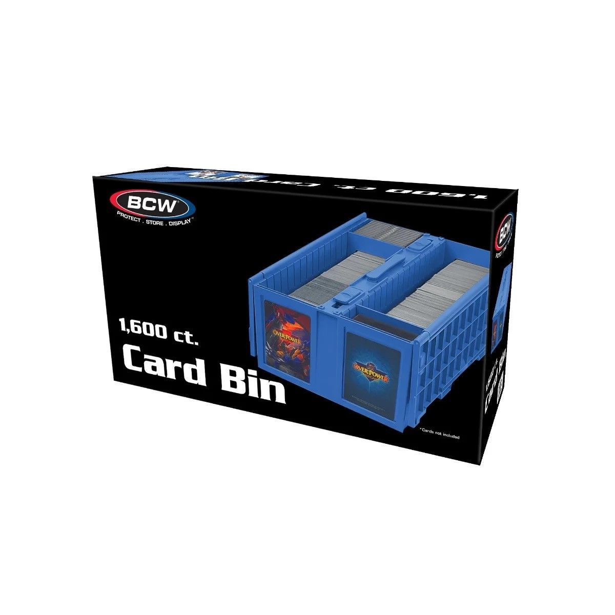 BCW - Collectible Card Bin - 1600 - Blue - (preorder only)