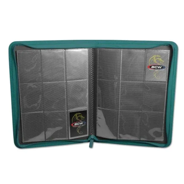BCW - Z-Folio 9-Pocket LX Album - Teal