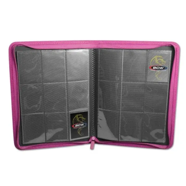 BCW - Z-Folio 9-Pocket LX Album - Pink