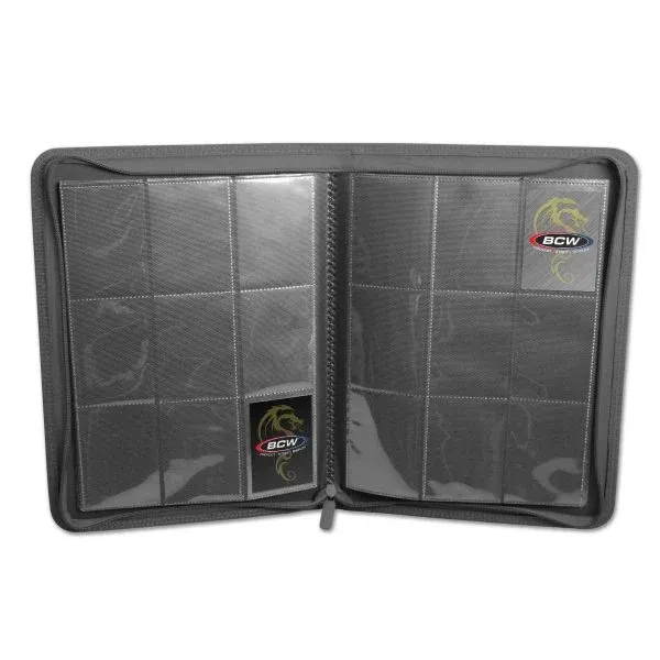 BCW - Z-Folio 9-Pocket LX Album - Grey