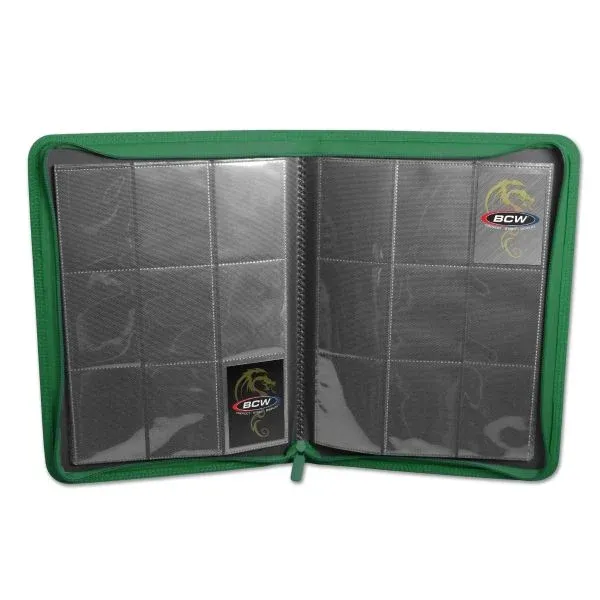 BCW - Z-Folio 9-Pocket LX Album - Green