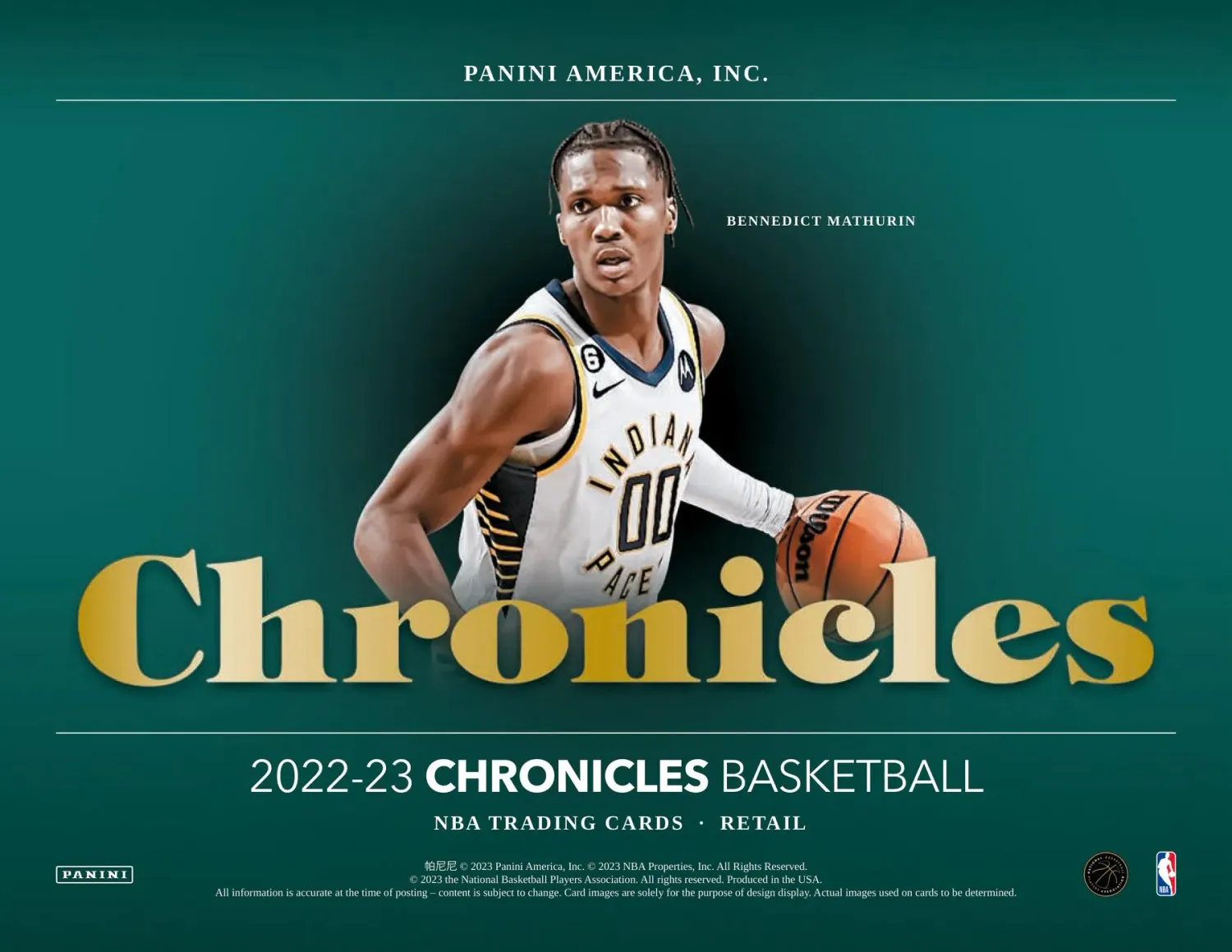 2022/23 Panini Chronicles Basketball Blaster Box