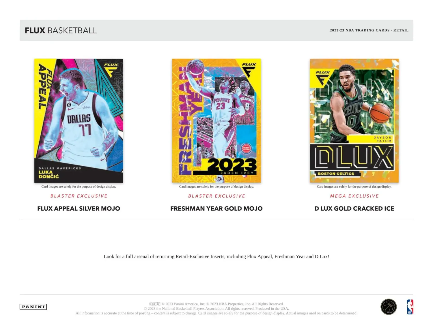 2022/23 Panini Flux Basketball Blaster Box