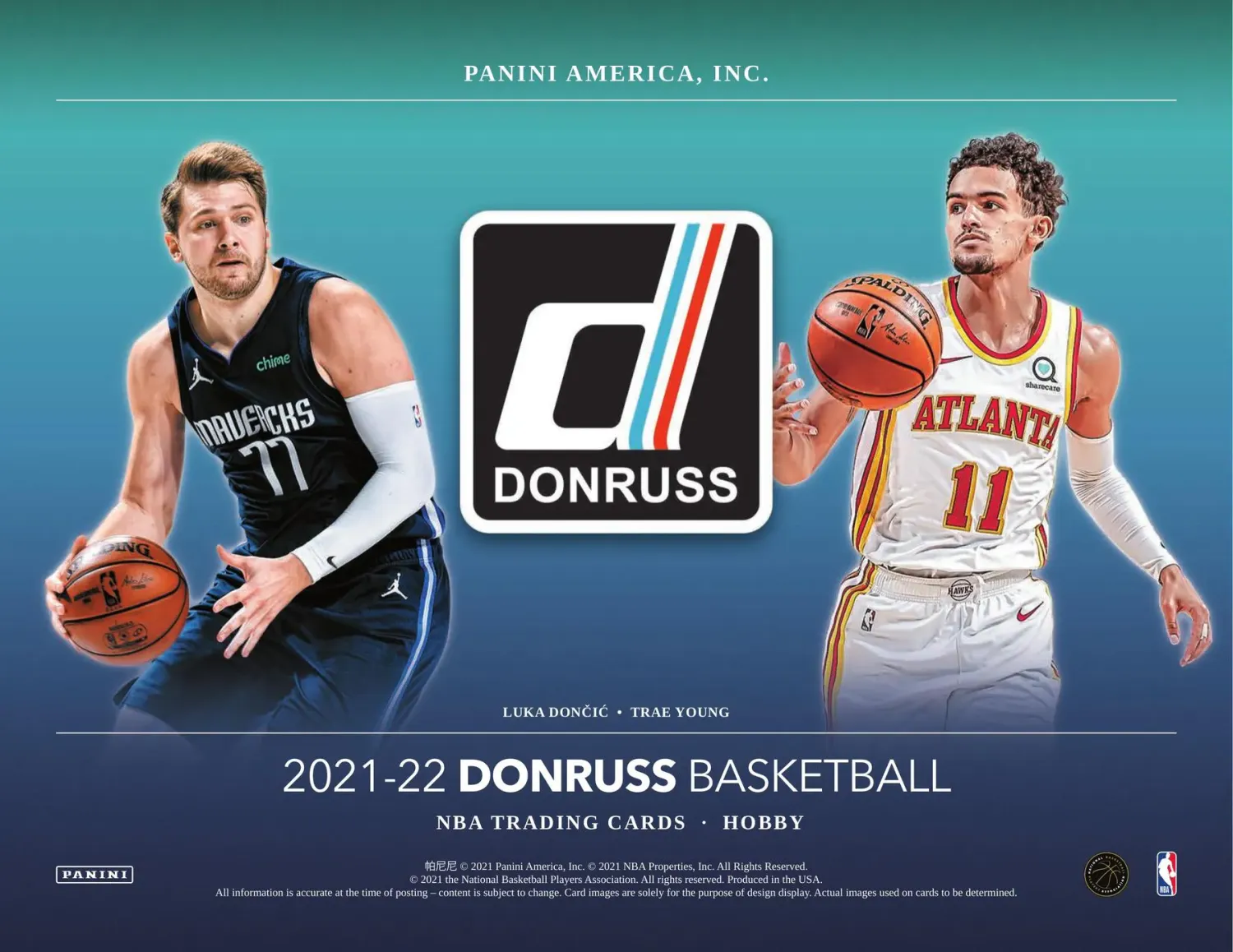 2021/22 Panini Donruss Basketball Hobby Box