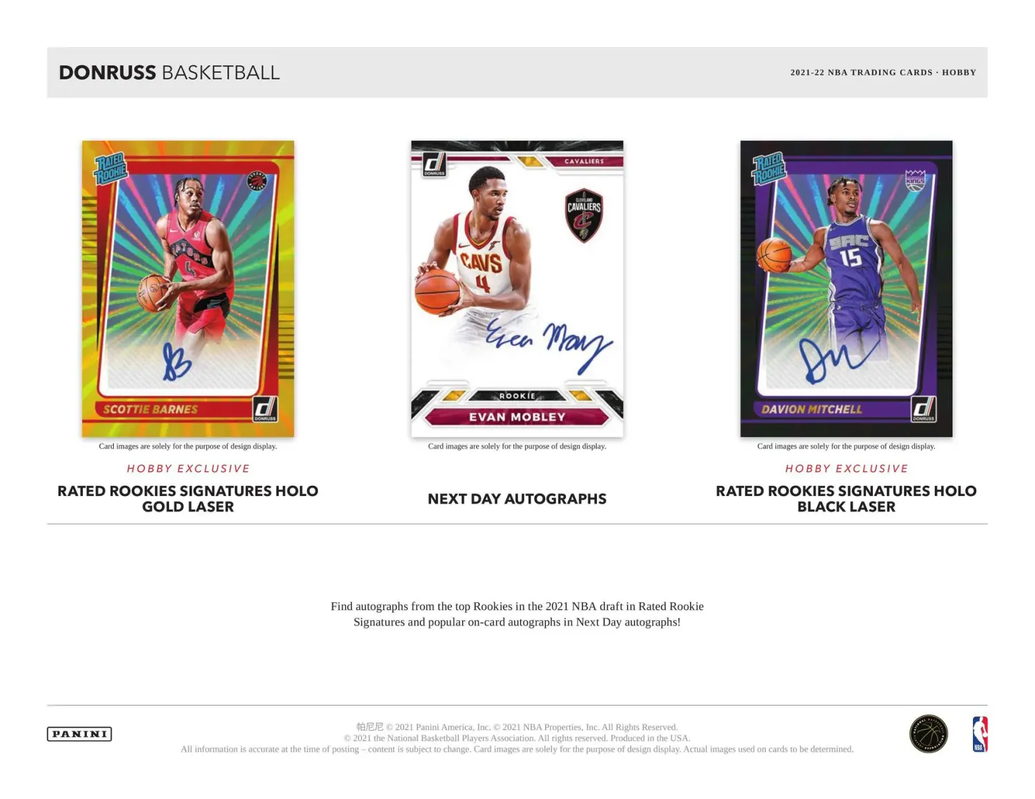 2021/22 Panini Donruss Basketball Hobby Box