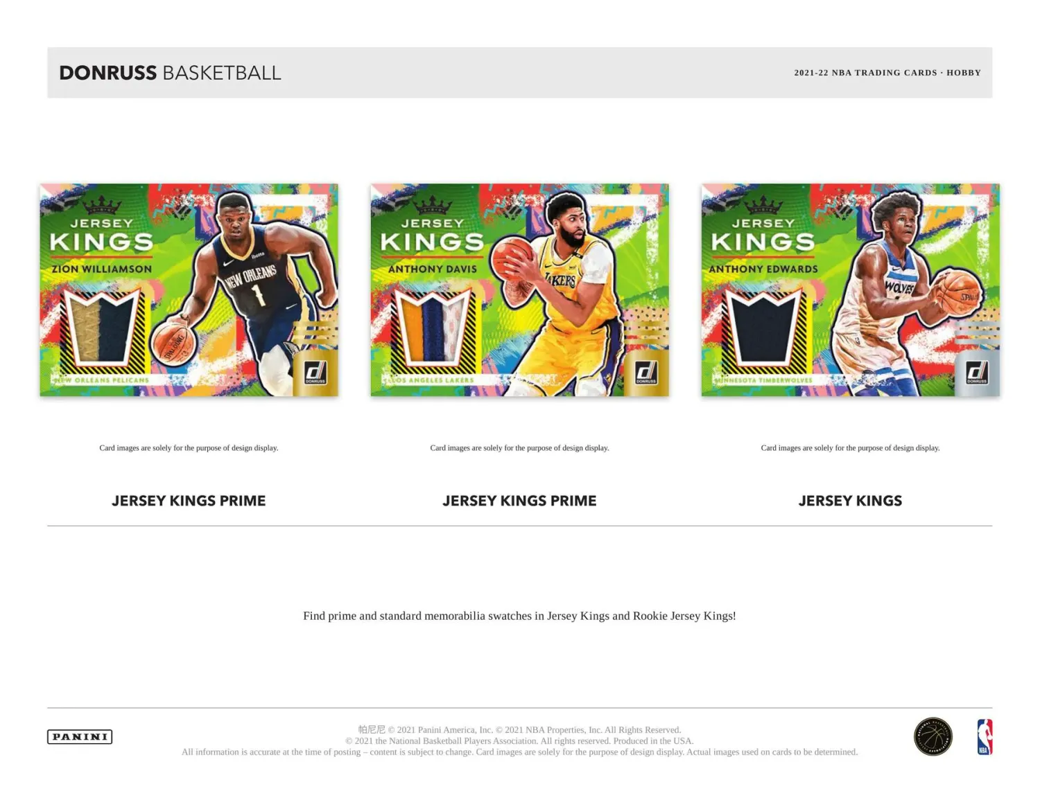 2021/22 Panini Donruss Basketball Hobby Box