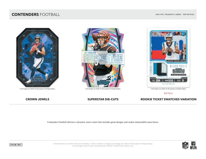 2023 Panini Contenders Football NFL Blaster Box