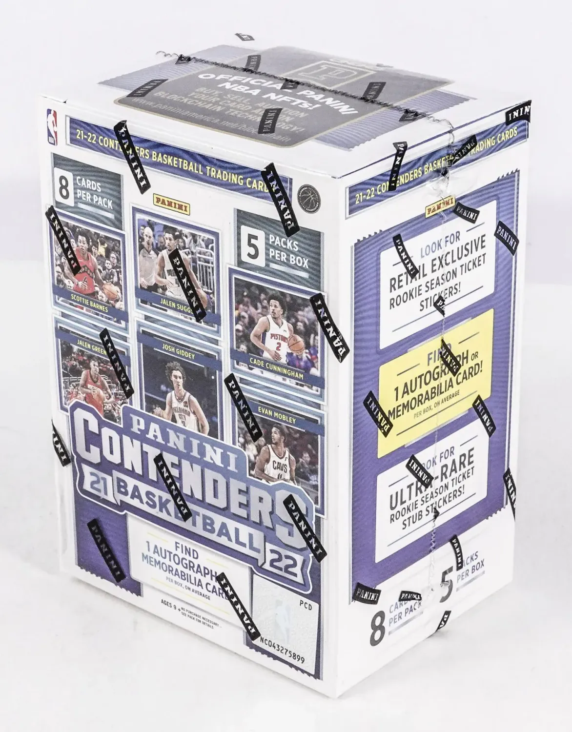 2021/22 Panini Contenders Basketball Blaster Box
