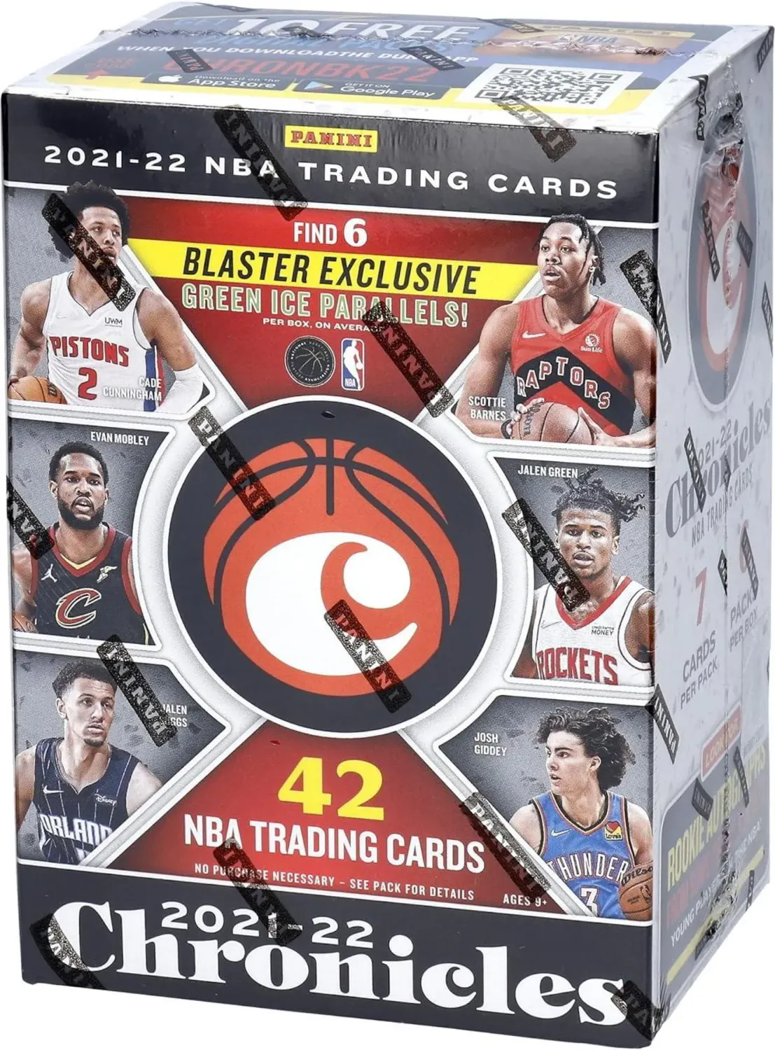 2021/22 Panini Chronicles Basketball Blaster Box