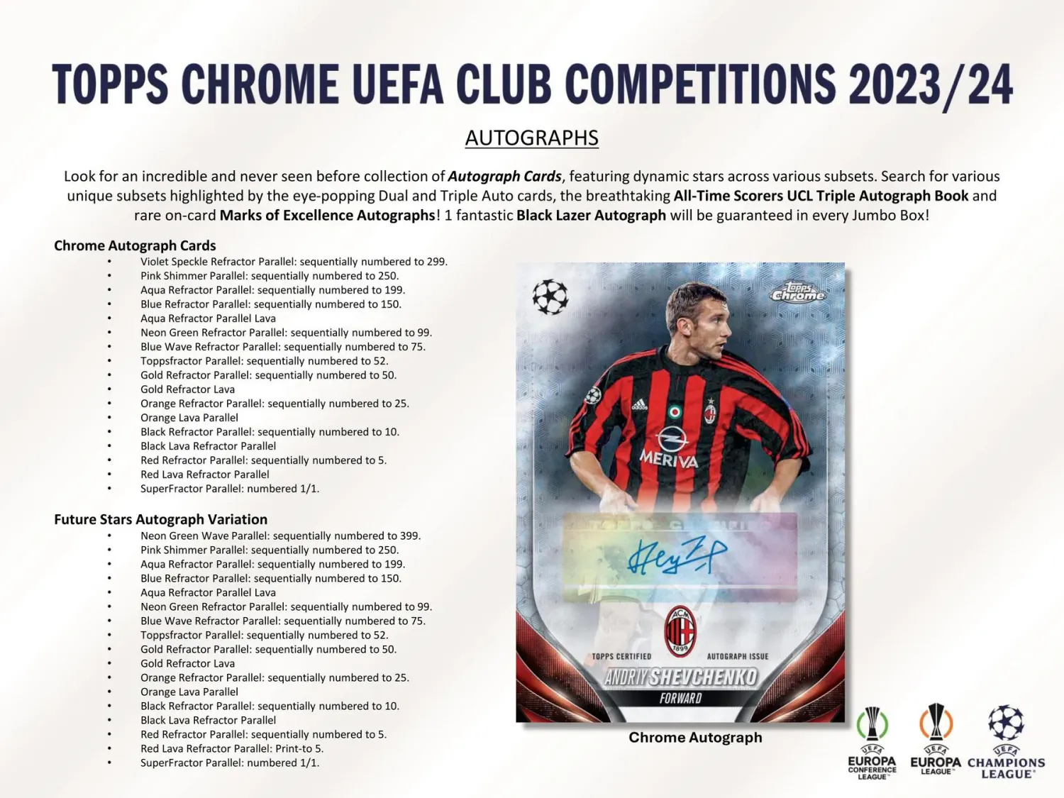 2023/24 Topps Chrome UEFA Club Competitions Soccer Hobby Jumbo Box