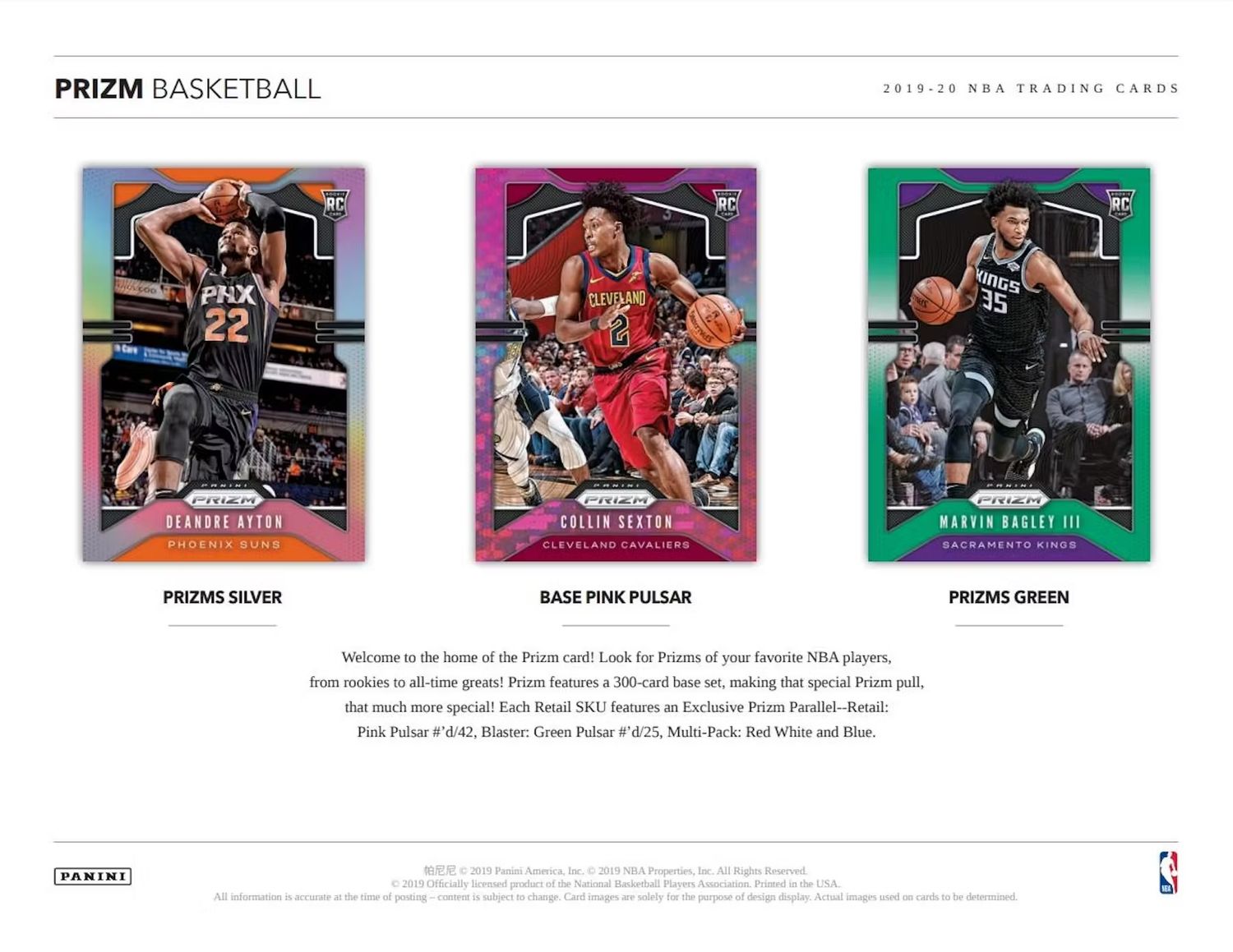 2019/20 Panini Prizm Basketball Fanatics Box (Green Ice)