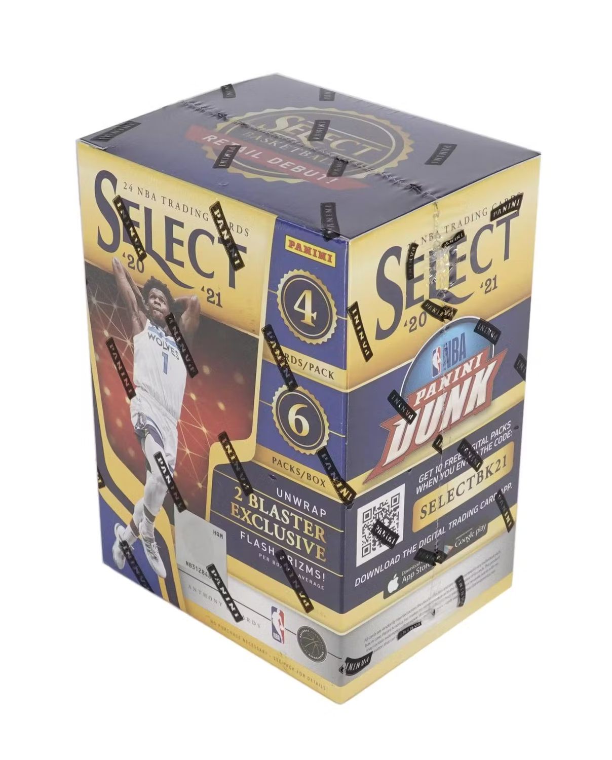 2020/21 Panini Select Basketball Blaster Box
