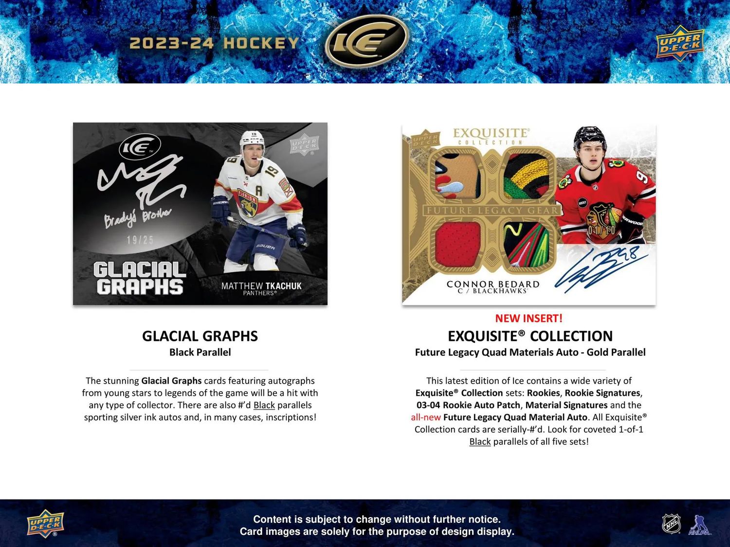 2023/24 Upper Deck Ice Hockey Hobby Pack