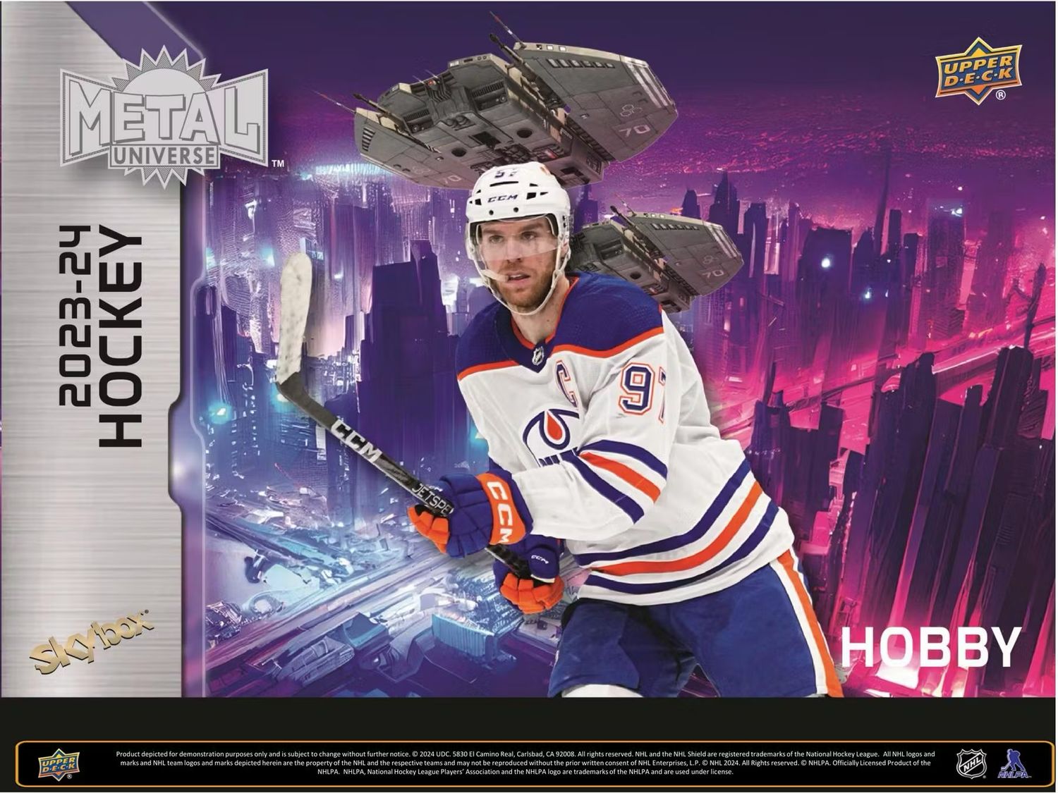 2023/24 Upper Deck Skybox Metal Universe Hockey Hobby Pack