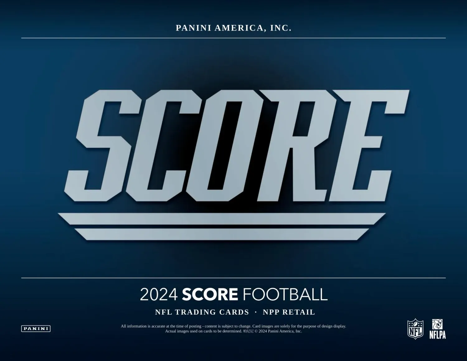 2024 Panini Score Football Blaster Box