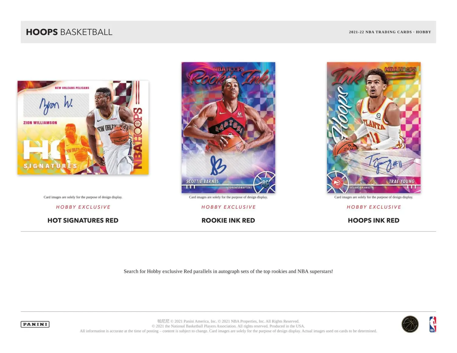 2021/22 Panini NBA Hoops Basketball Hobby Box