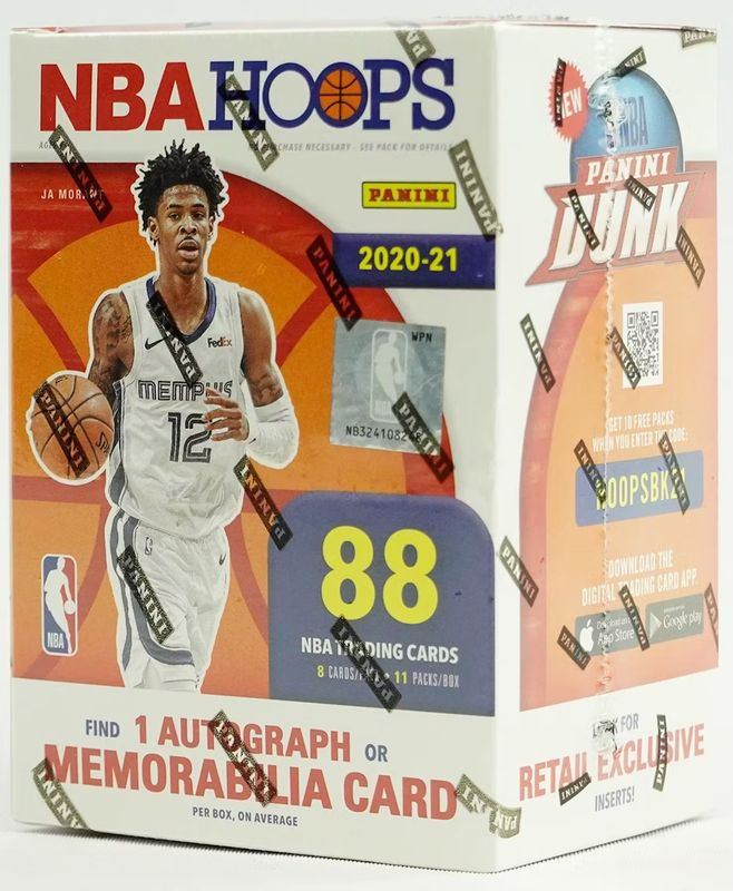 2020/21 Panini NBA Hoops Basketball Blaster Box