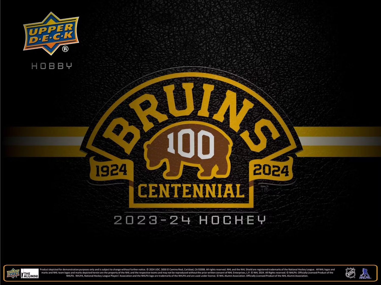 2023/24 Upper Deck Boston Bruins Centennial Hockey Hobby Box