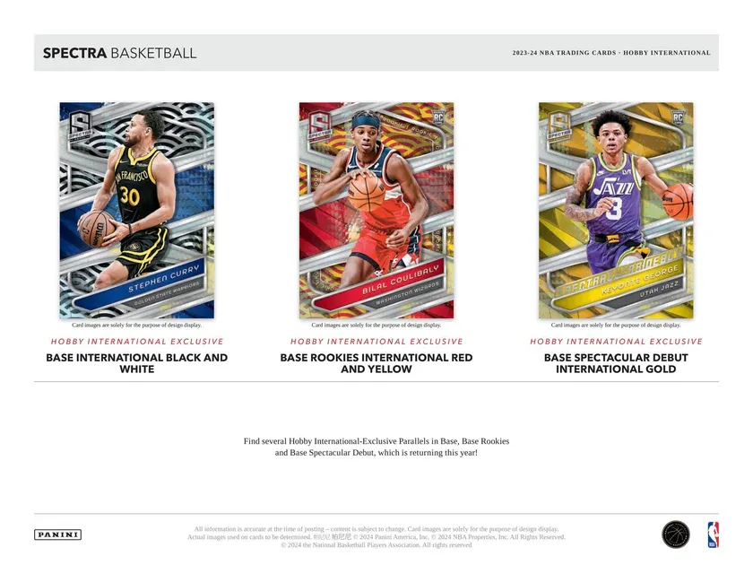 2023/24 Panini Spectra Basketball Hobby International Box