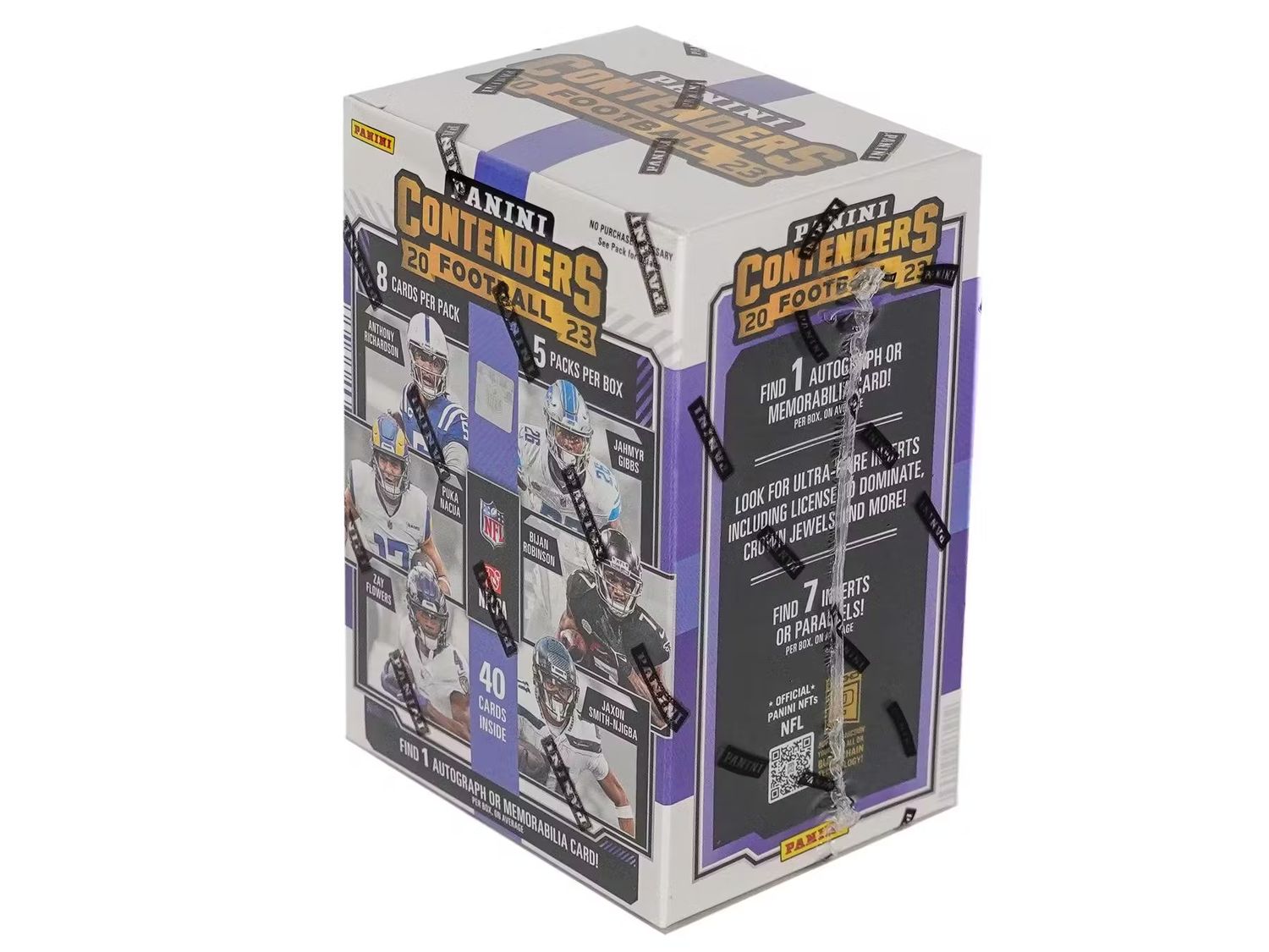 2023 Panini Contenders Football Hobby Blaster Box (Blue Parallels!)