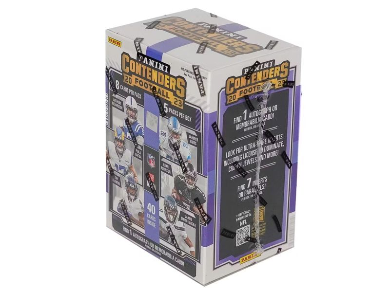 2023 Panini Contenders Football Hobby Blaster Box (Blue Parallels!)