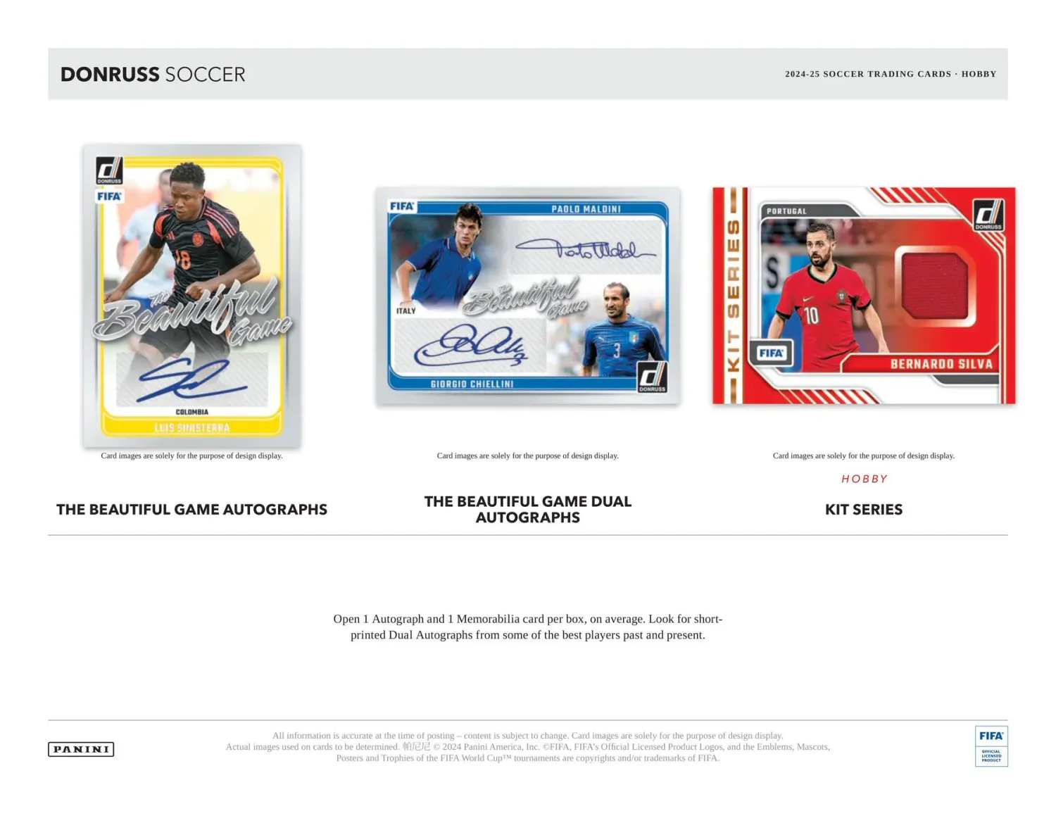 2024/25 Panini Donruss Soccer Hobby Box (coming soon)