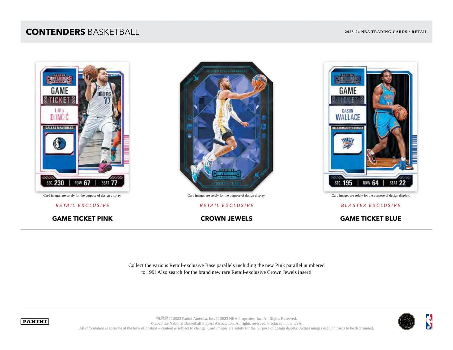 2023/24 Panini Contenders Basketball Blaster Pack