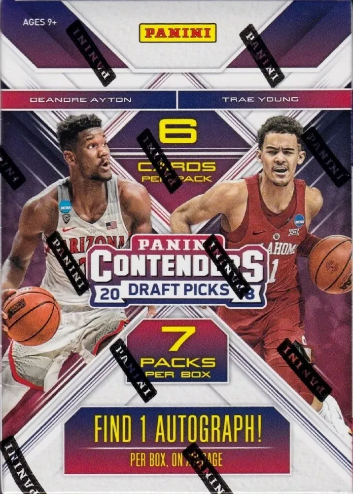 2018/19 Panini Contenders Draft Picks Collegiate Basketball Blaster Box