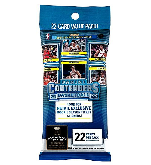 2021/22 Panini Contenders Basketball Fat Pack