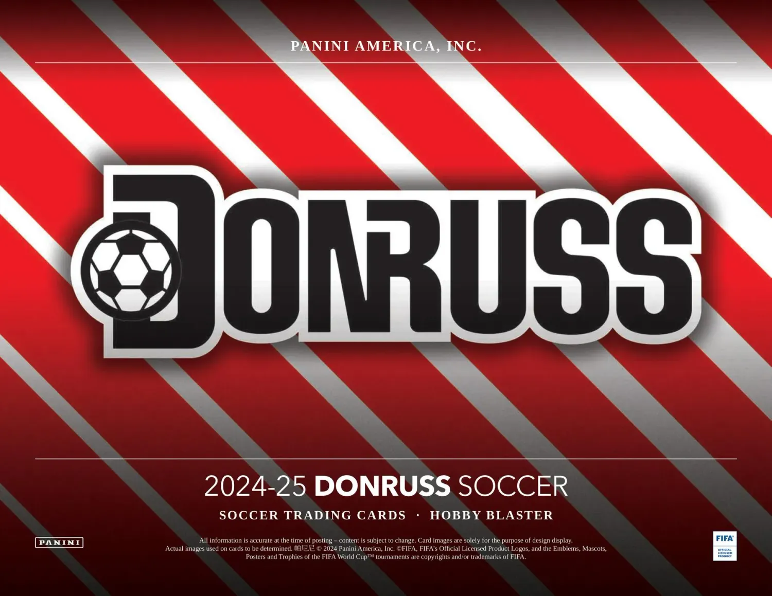 2024/25 Panini Donruss Soccer Hobby Blaster Box