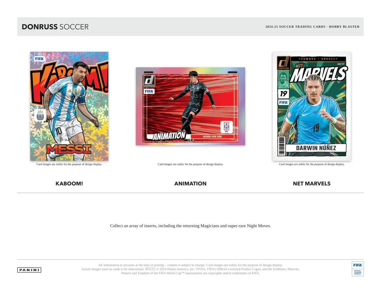 2024/25 Panini Donruss Soccer Hobby Blaster Box
